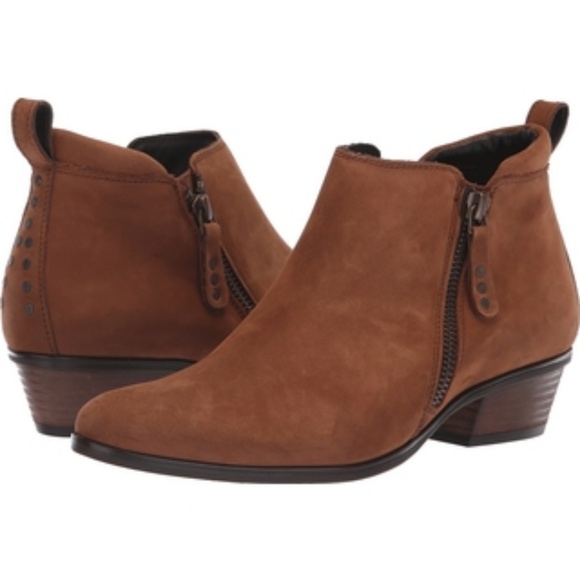 🌸Paul Green Travis LowHeel Leather Boot Nubuck - Picture 1 of 5